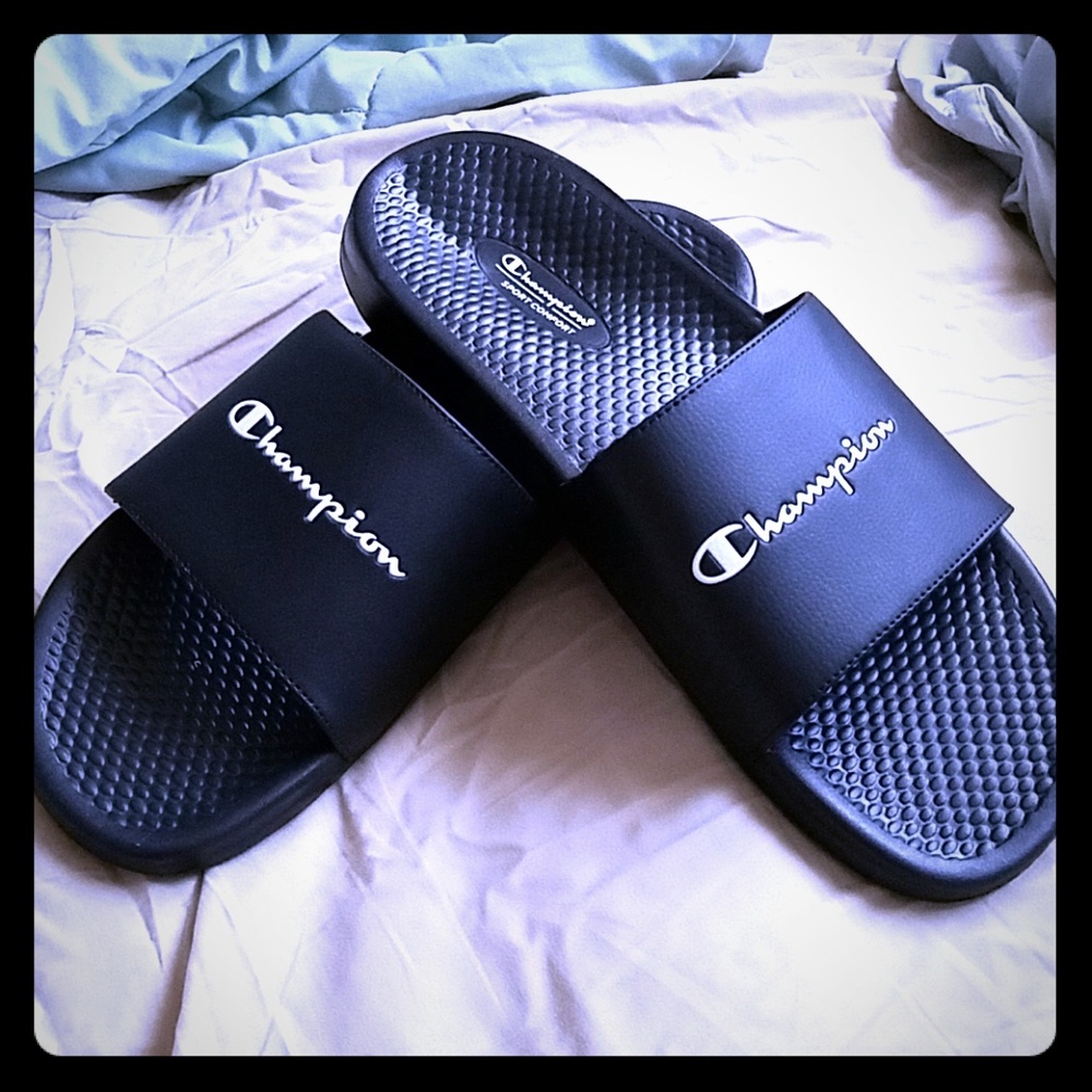 Champion slide sandals